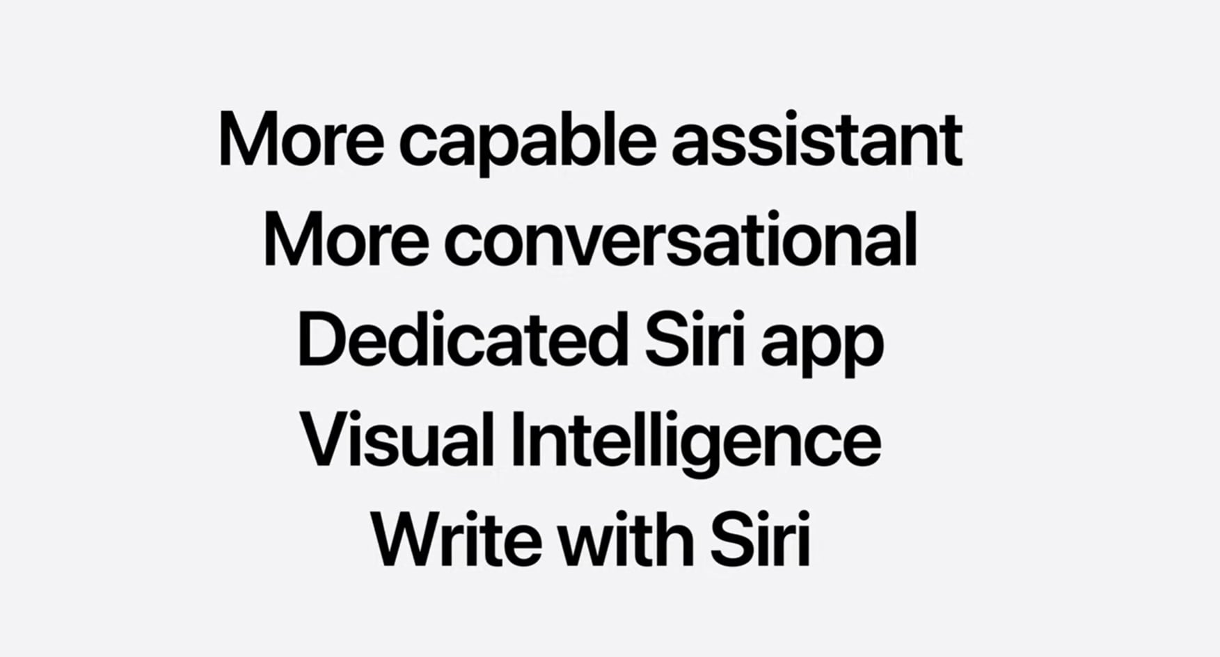 Las nuevas funciones de Siri AI