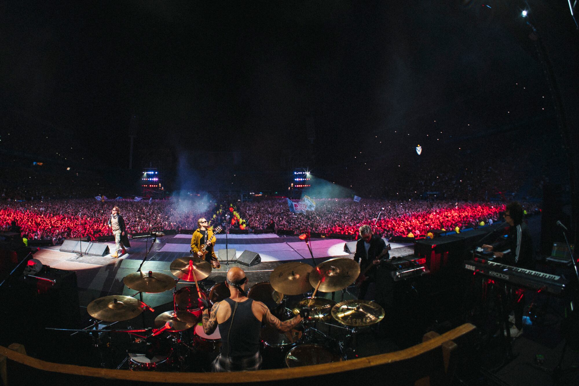 Los Airbag en el primero de los tres conciertos que este fin de semana ofrecen en Vélez