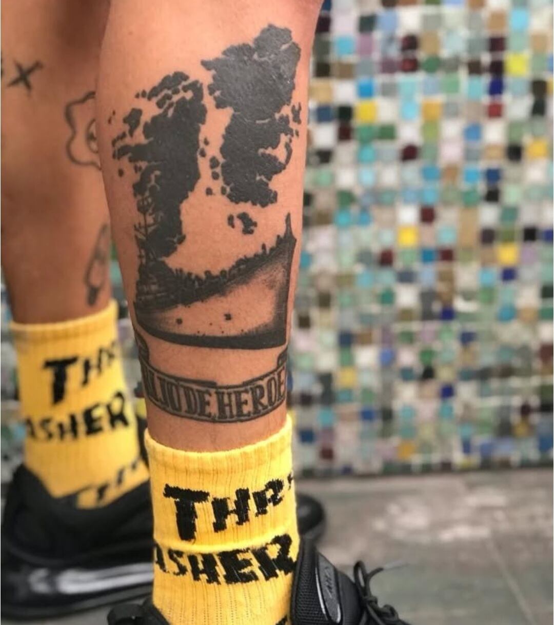 Betto Sosa tiene tatuado al Crucero General Belgrano en honor a su papá, excombatiente y sobreviviente del ataque en la Guerra de Malvinas