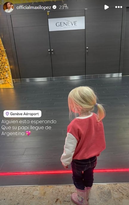 Los minutos previos al reencuentro entre Elle y su papá