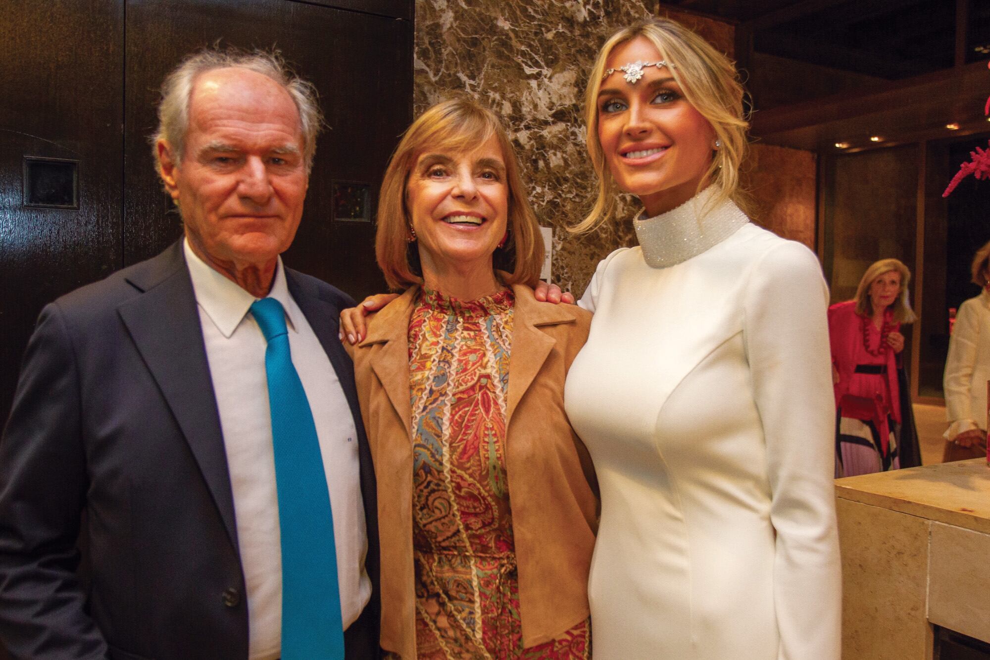 Federico Braun y María Freixas de Braun con Mili.