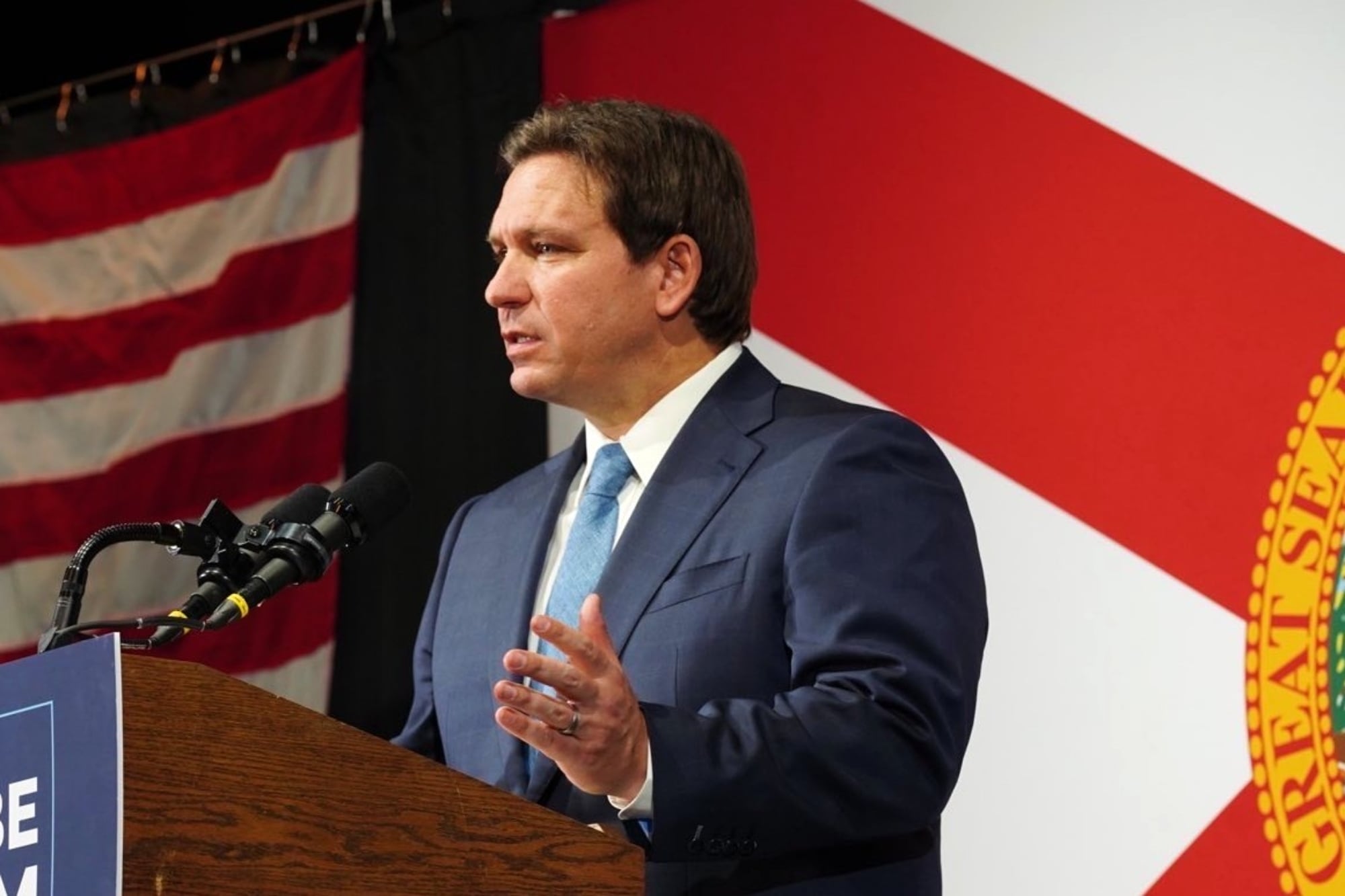 El gobernador de Florida, Ron DeSantis