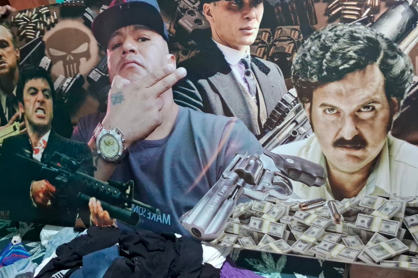 La pintura encontrada en la casa de un narco en el conurbano