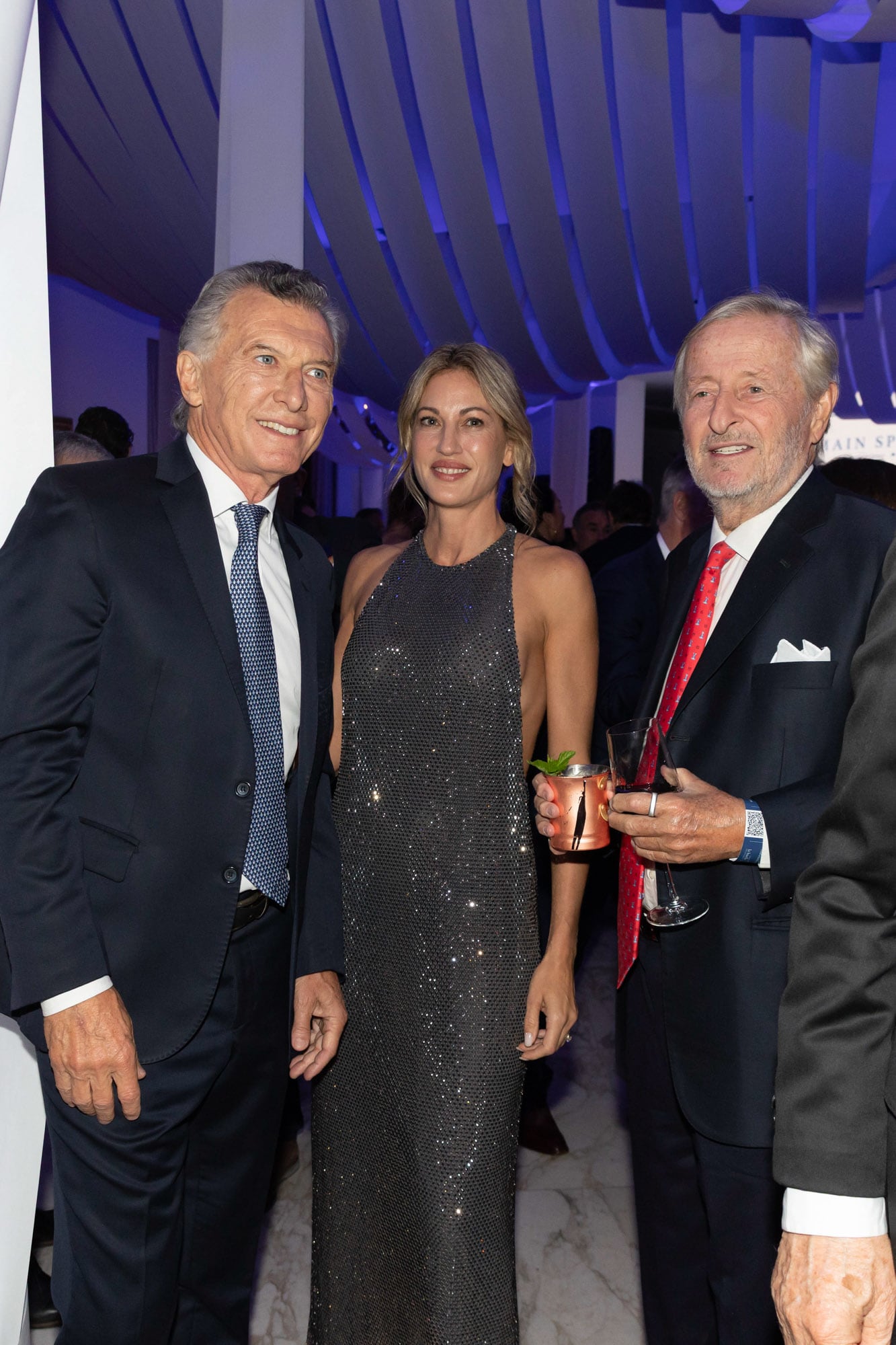 Mauricio Macri estuvo acompañado por su novia, Dolores