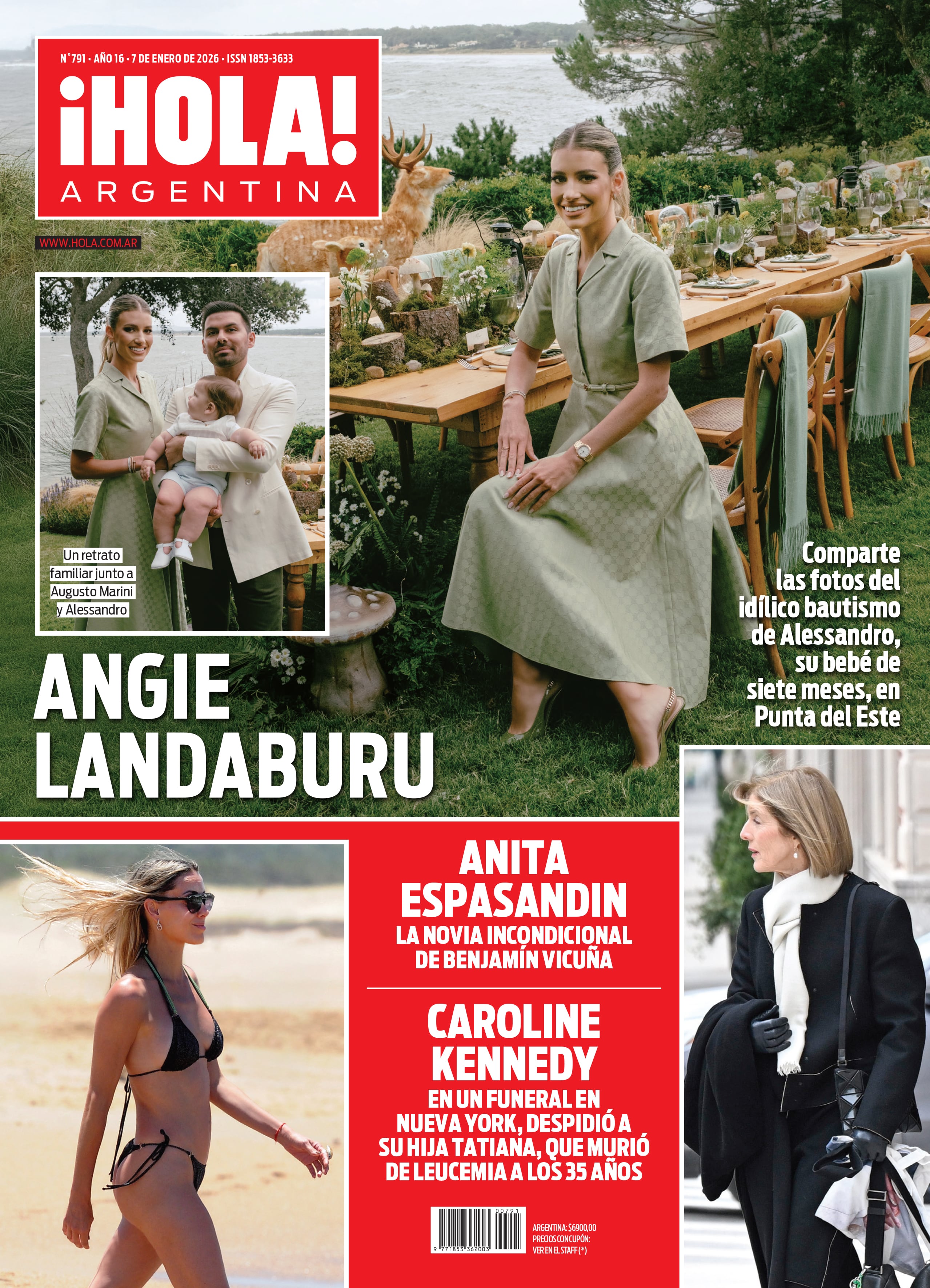 La tapa de la revista ¡HOLA! Argentina de esta semana