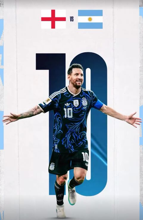 Una de las imágenes que publicó Messi