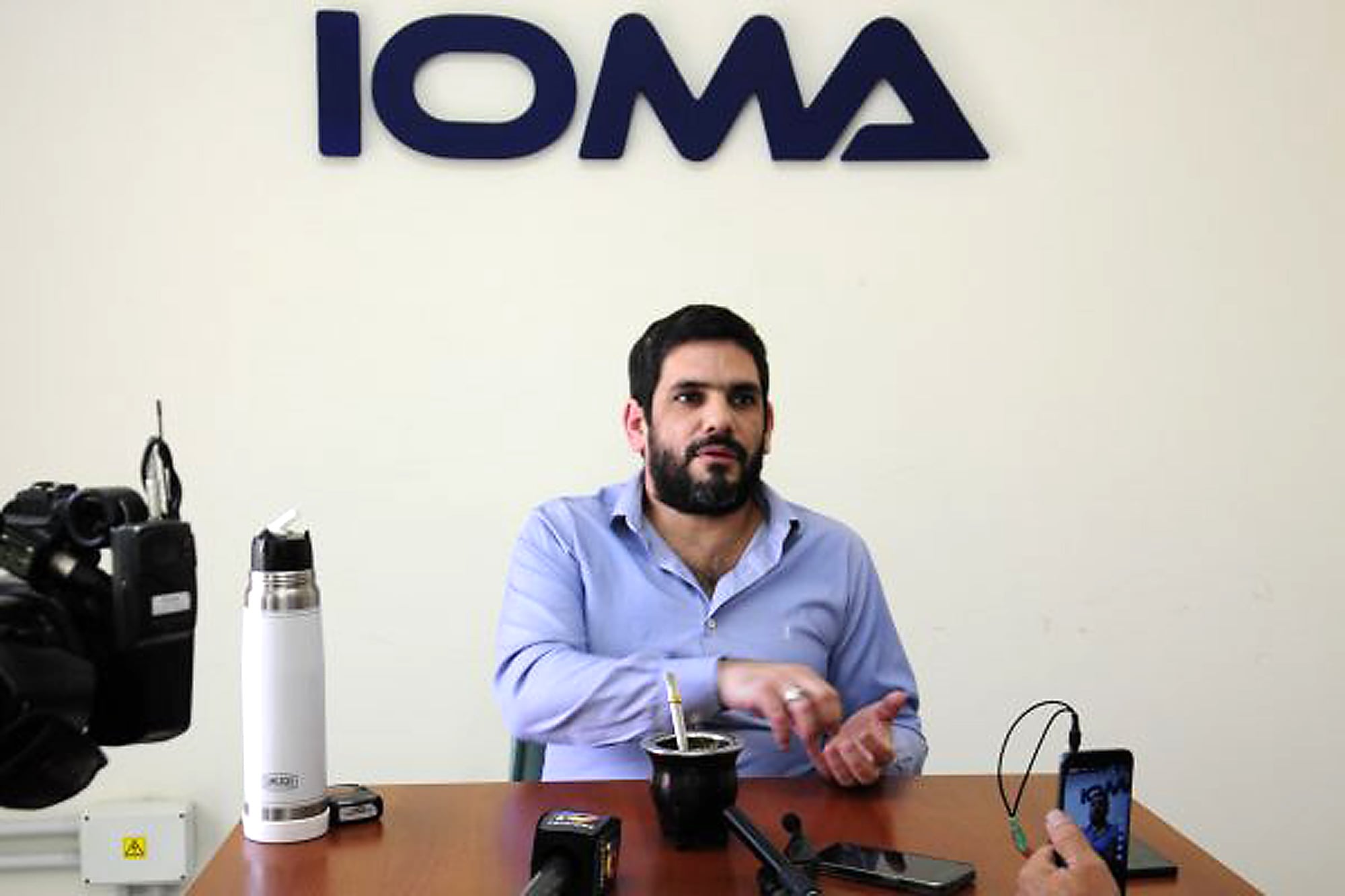 Homero Giles, titular del IOMA
