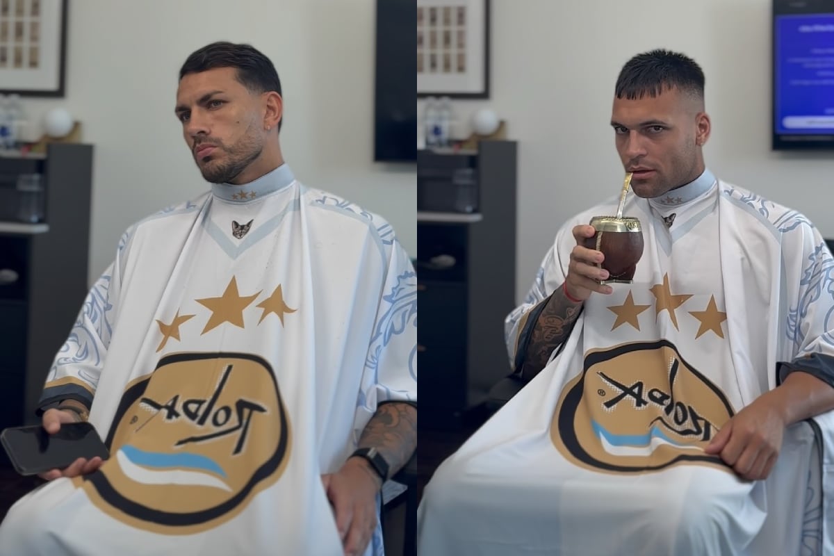 Los nuevos looks de Leandro Paredes y Lautaro Martínez para enfrentar a Inglaterra en las semifinales
