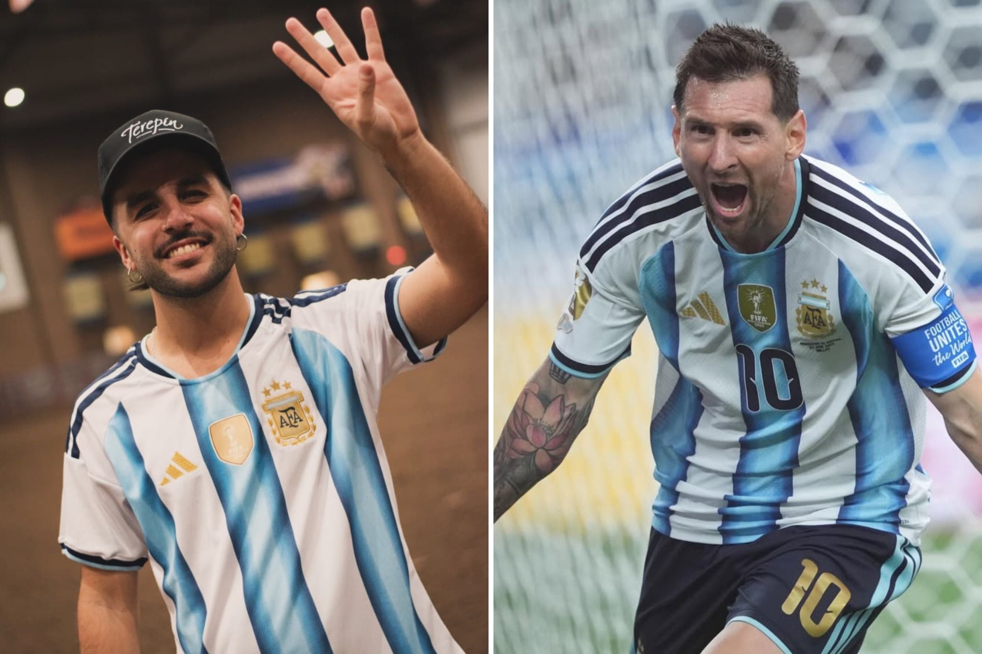 La combinación de la letra de Palmito y el nivel de Messi hace que la ilusión argentina crezca tras cada partido