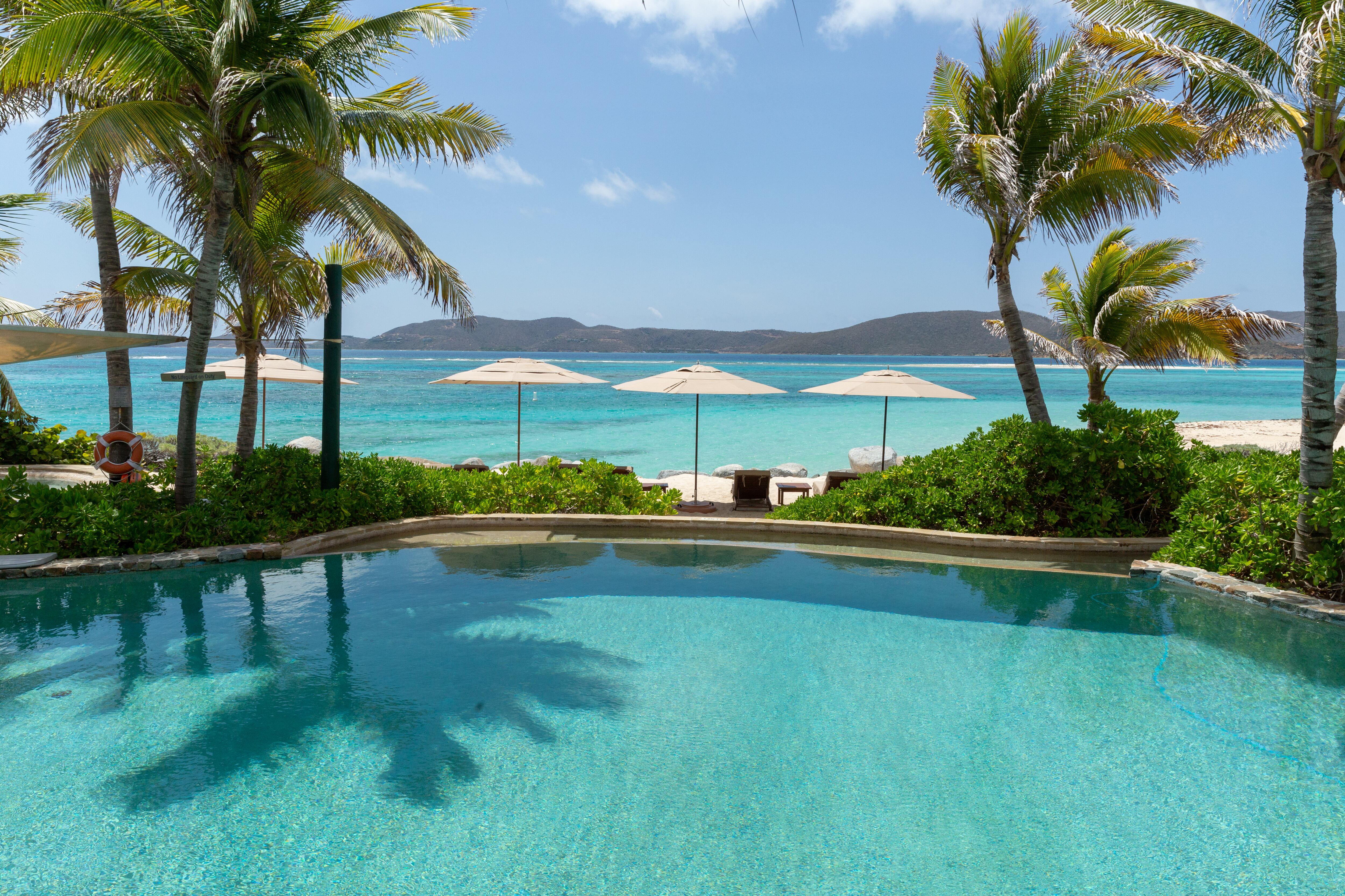 El lujo privado de Necker Island.