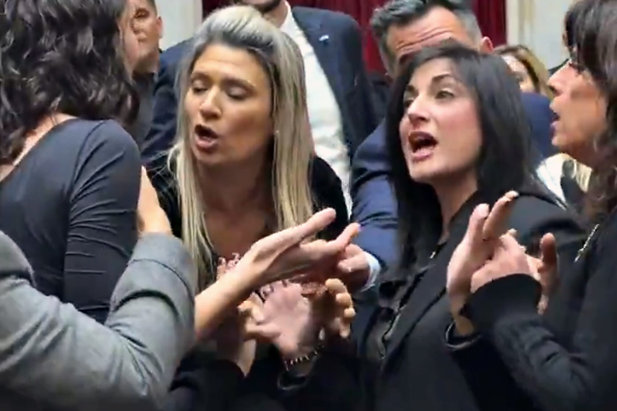 La diputada Santillán discute con legisladoras del bloque kirchnerista