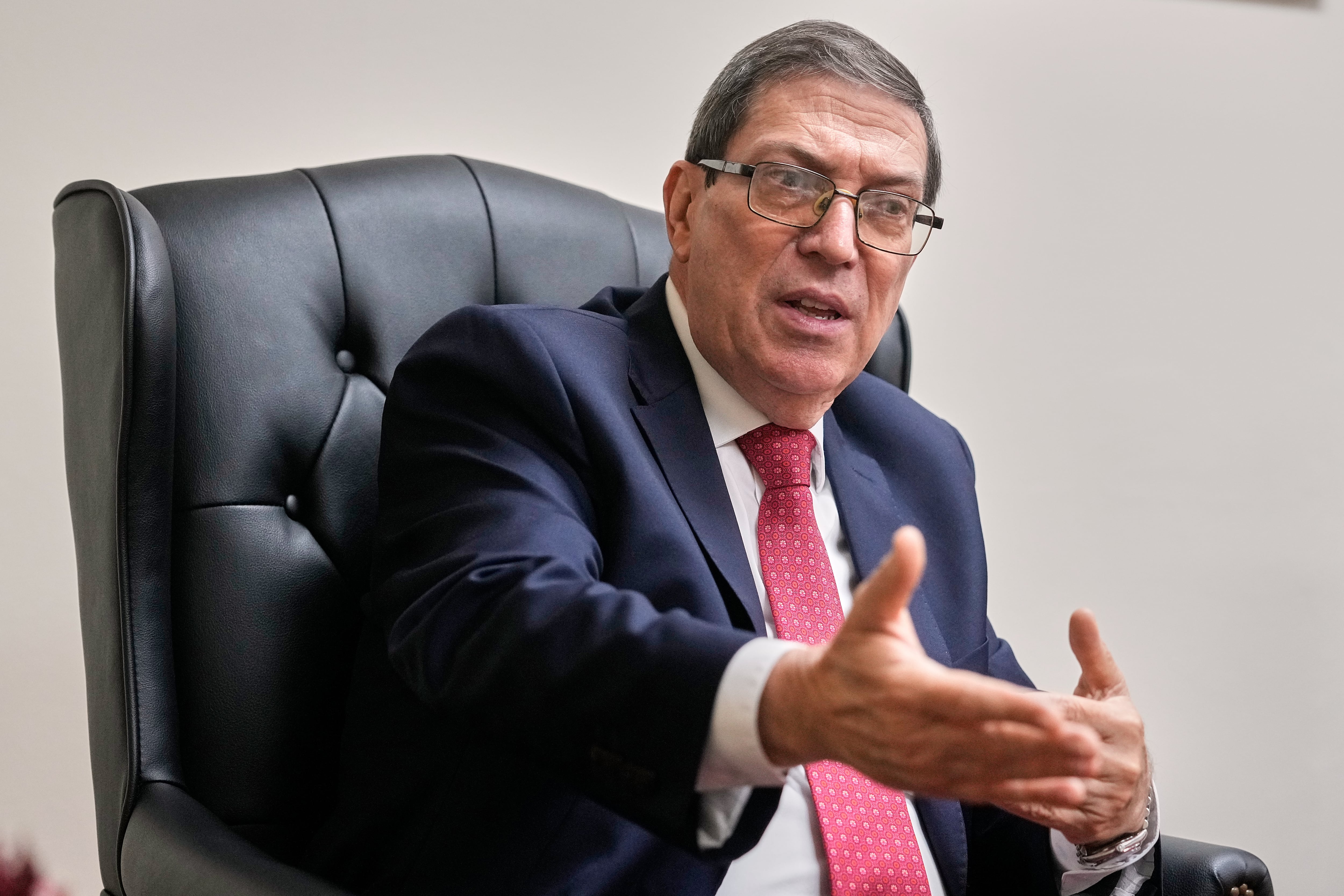 El ministro de Exteriores de Cuba, Bruno Rodríguez Parrilla