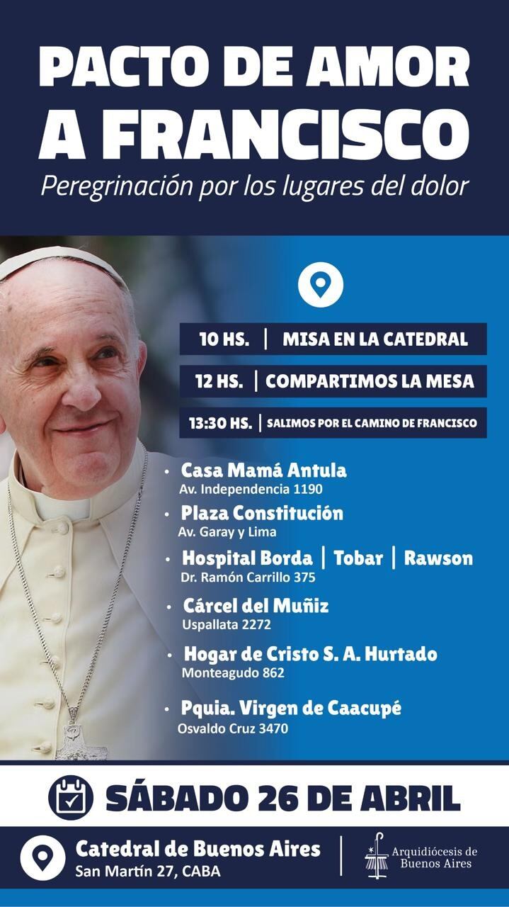 El arzobispo García Cuerva encabeza la despedida al papa argentino con una jornada de actividades en Buenos Aires