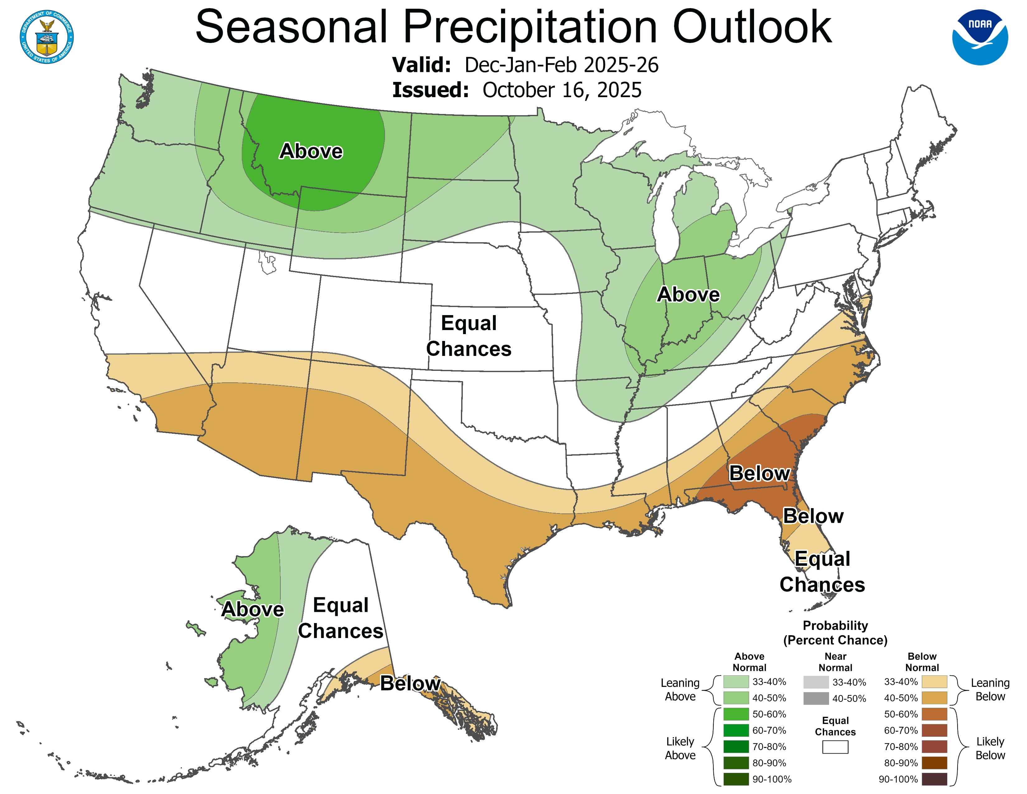 Las precipitaciones en Florida estarán debajo de la media y los expertos advirtieron por posibles incendios forestales