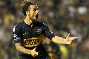 Daniel Osvaldo debutó con un gol y prolongó la fiesta de Boca, que sigue ganando
