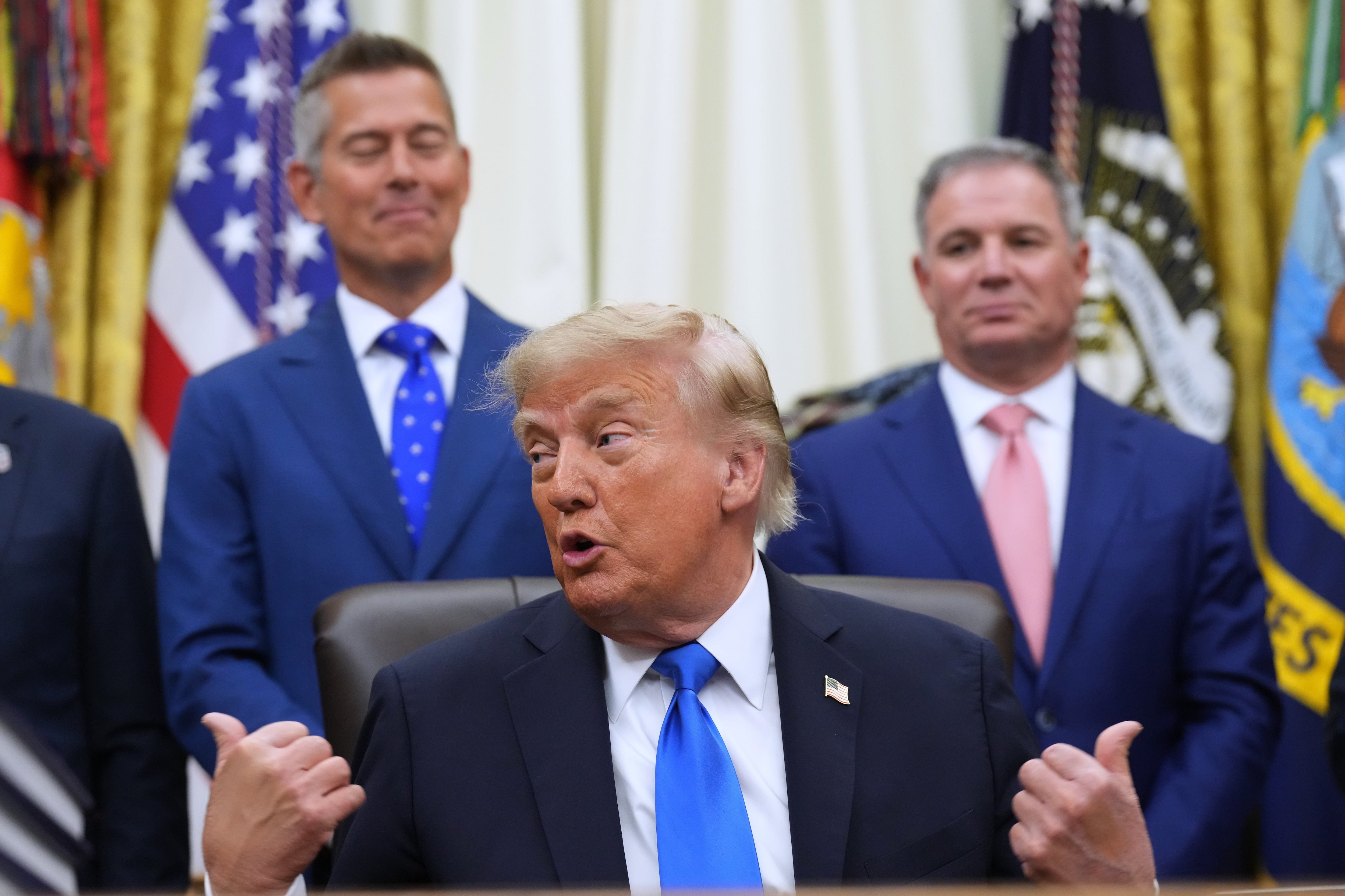 Donald Trump se refirió nuevamente a Malvinas