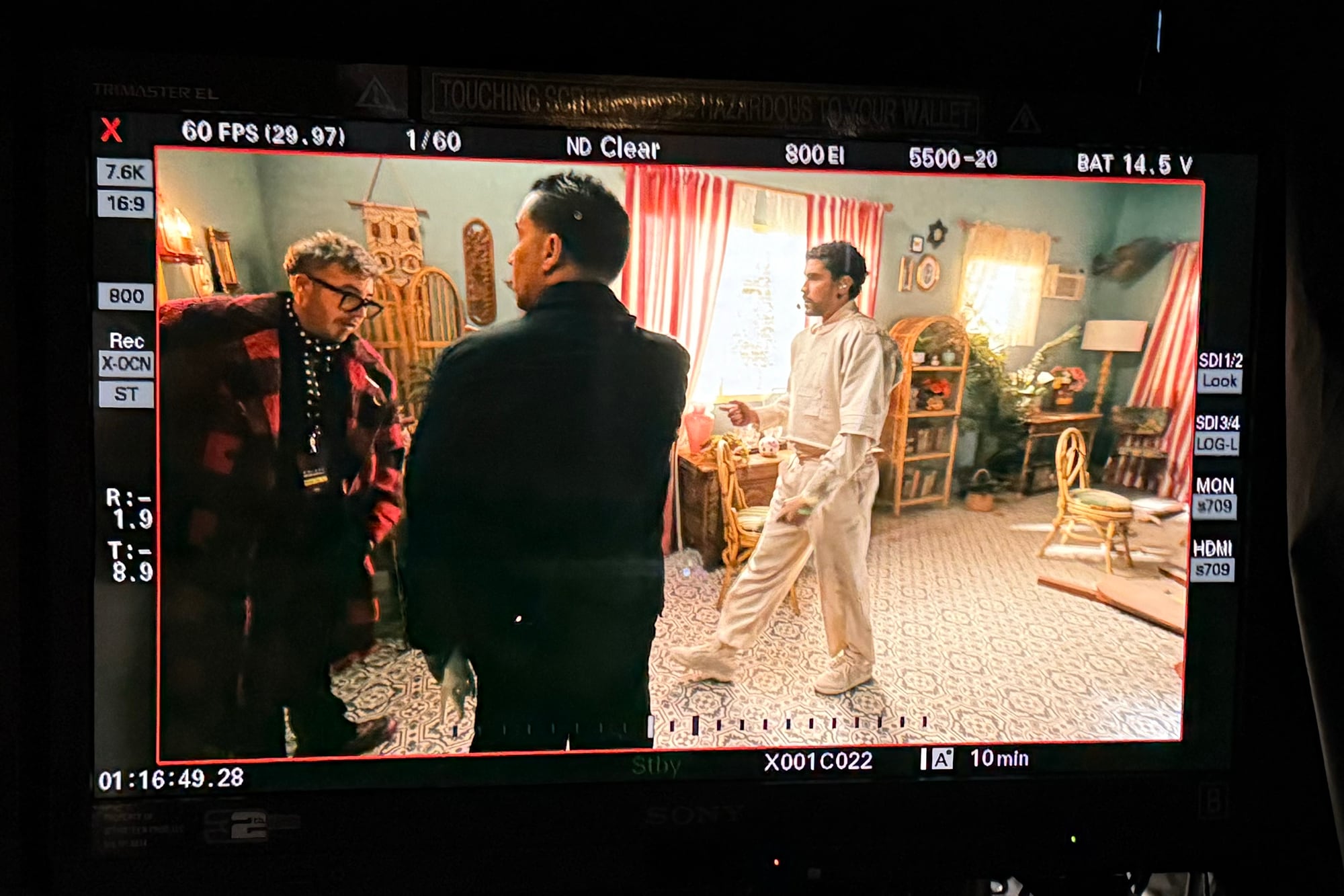 Federico Laboureau junto a Bad Bunny dentro de la Casita