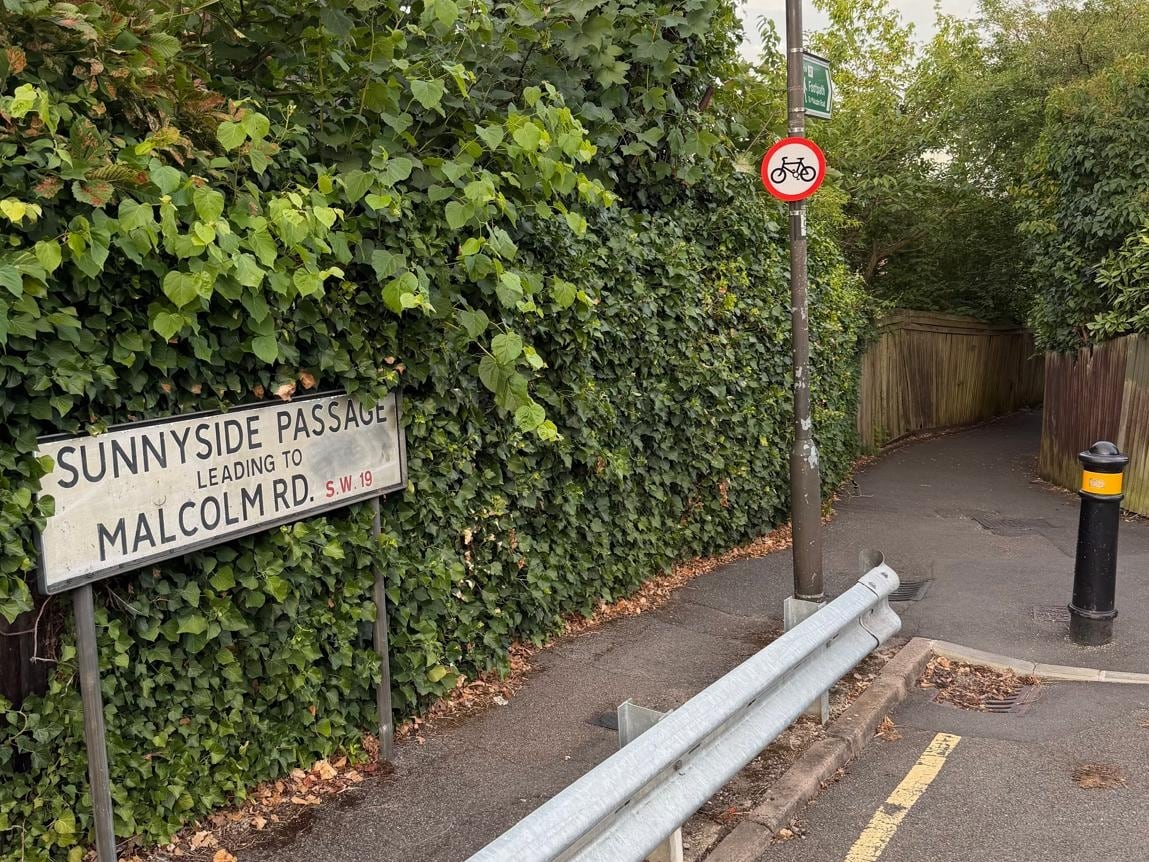 Los senderos peatonales permiten cortar camino en las laberínticas calles de Wimbledon Village