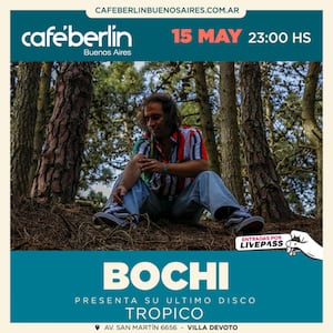 Bochi presenta su último disco Trópico