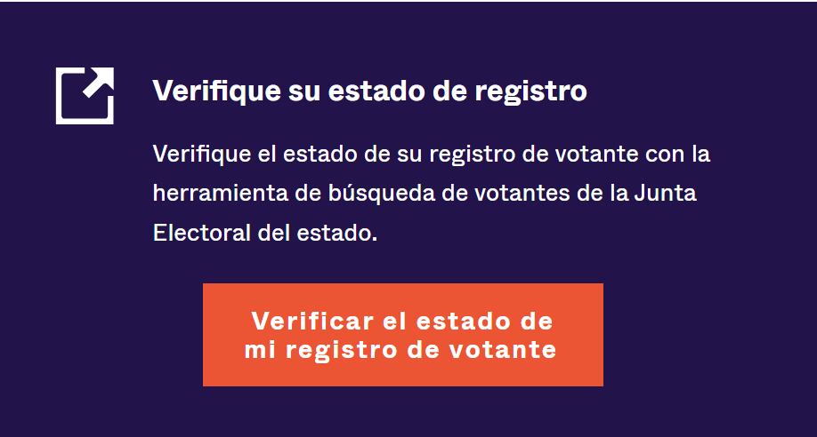 Al ingresar al buscador en línea, la Junta Electoral de Nueva York solicita completar algunos datos como el nombre, apellido, condado y código postal