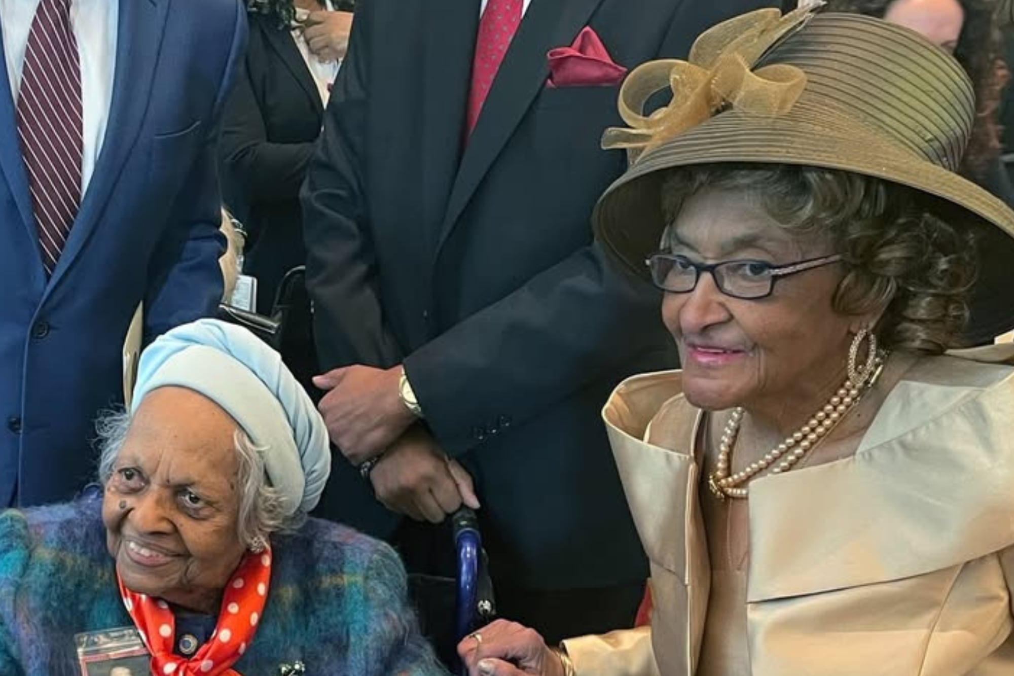 Phyllis Valentine llevó a su madre a Texas para una celebración en 2025