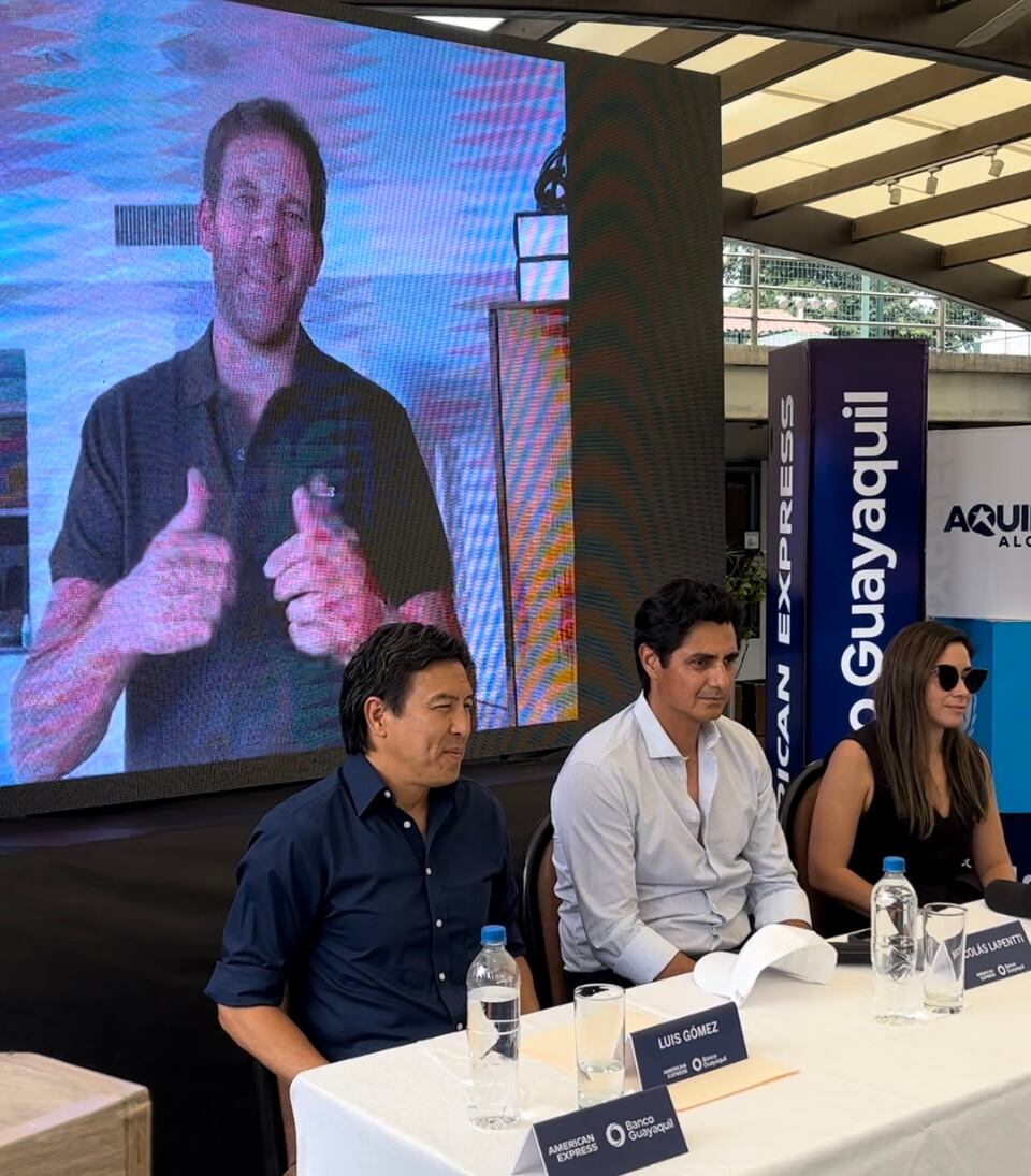 La presentación de la exhibición que jugarán Juan Martín del Potro y Nicolás Lapentti en Ecuador