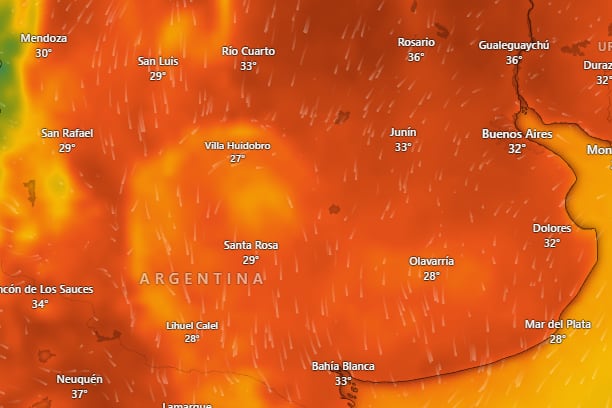Hay alerta amarilla por tormentas, viento y altas temperaturas para este domingo 25 de enero: las provincias afectadas