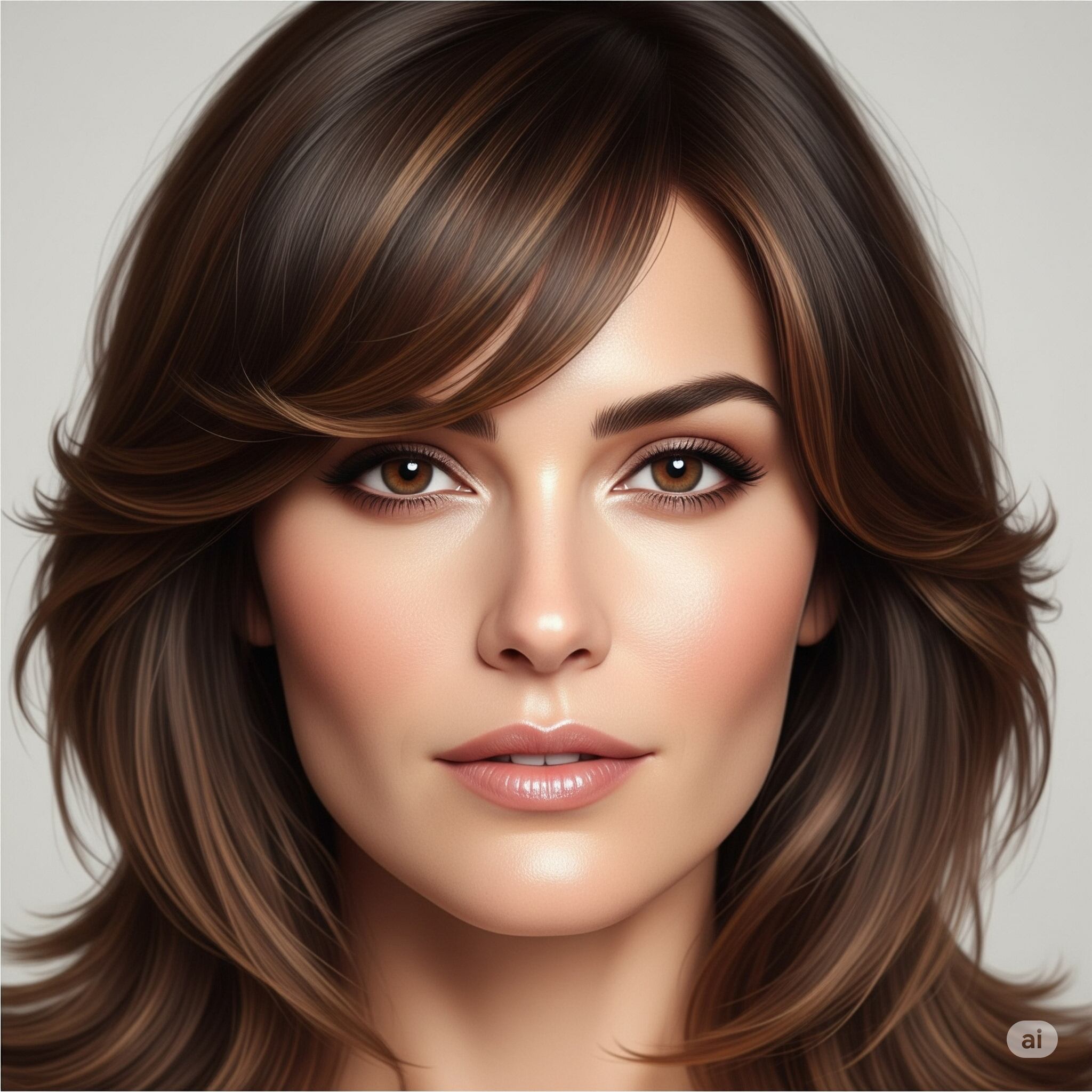 El peinado que favorece el rostro diamante