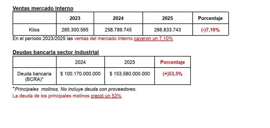Syzchowski divulgó hoy datos que muestran una caÃda del mercado interno, respecto al inicio de la desregulación en 2023. También, un fuerte aumento del endeudamiento de las industrias yerbateras.