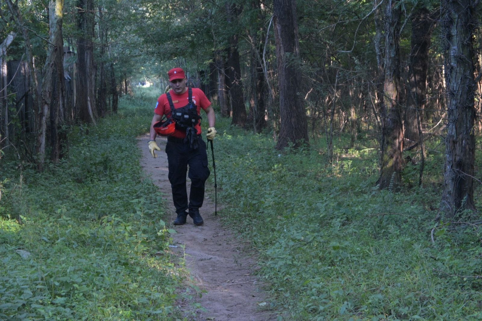Las imágenes del operativo de búsqueda de Esmeralda, la niña de 2 años que desapareción en Cosquín.