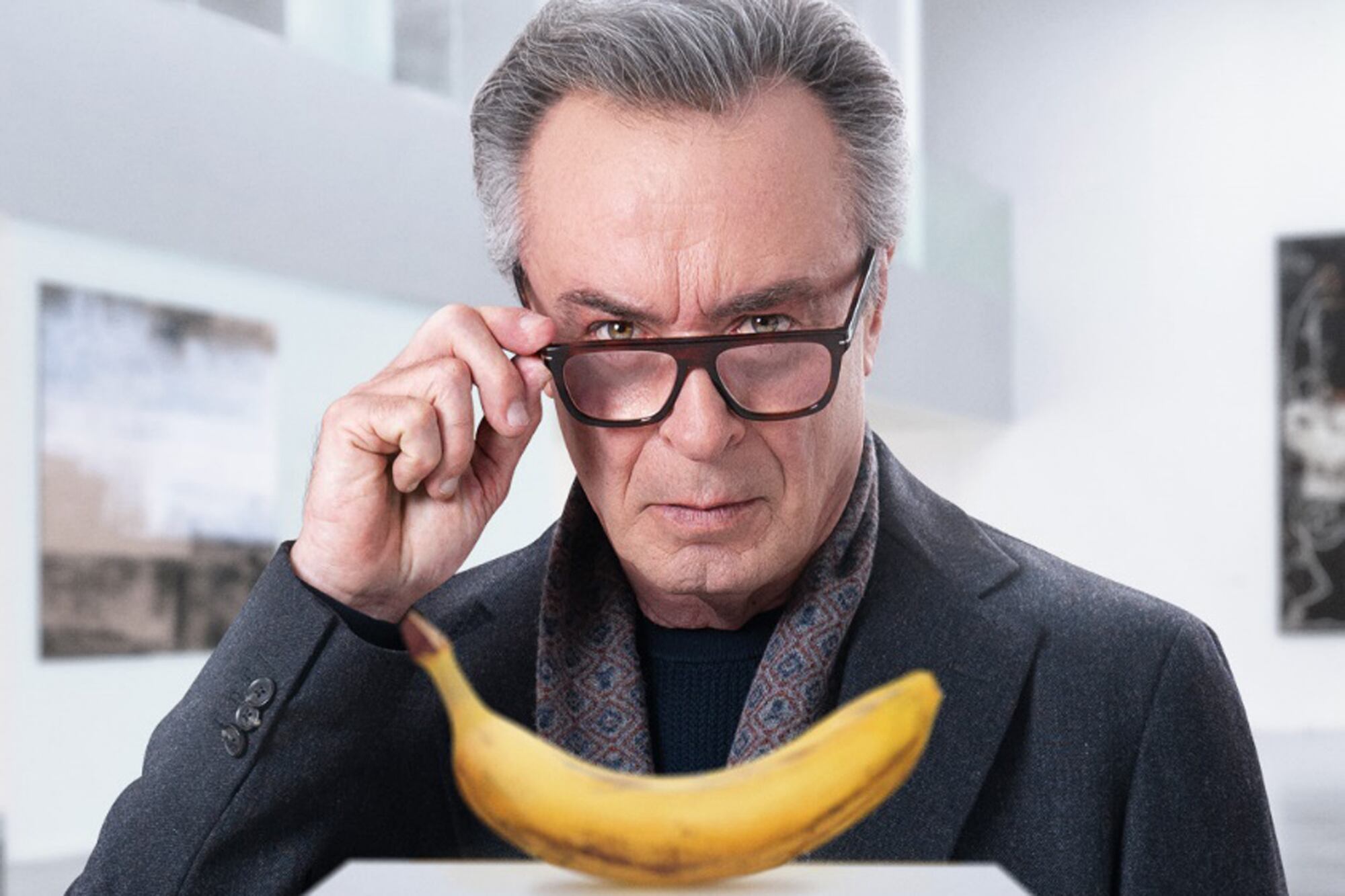 Oscar Martínez, en una escena de Bellas Artes