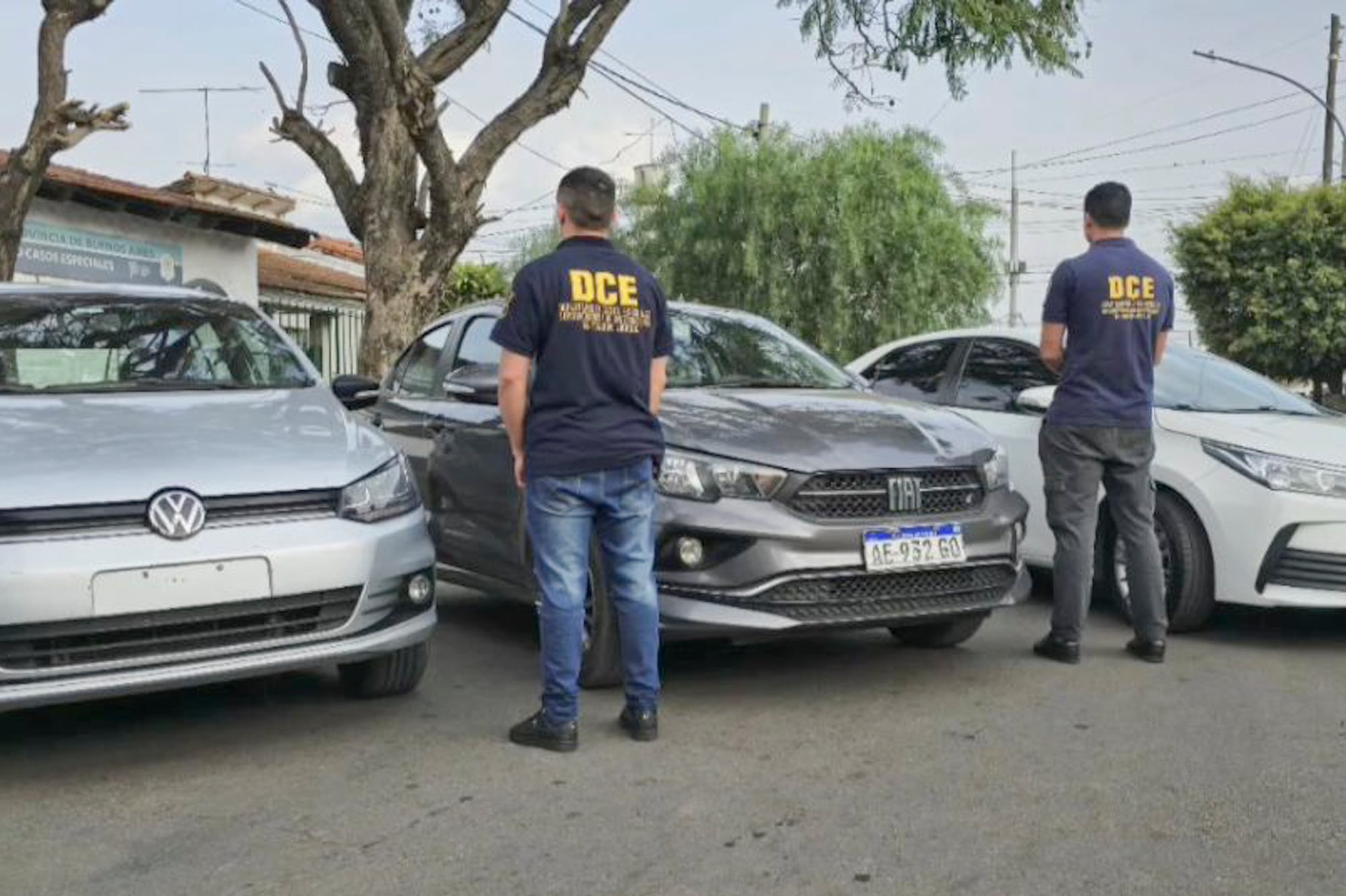 Parte del lote de autos secuestrados a