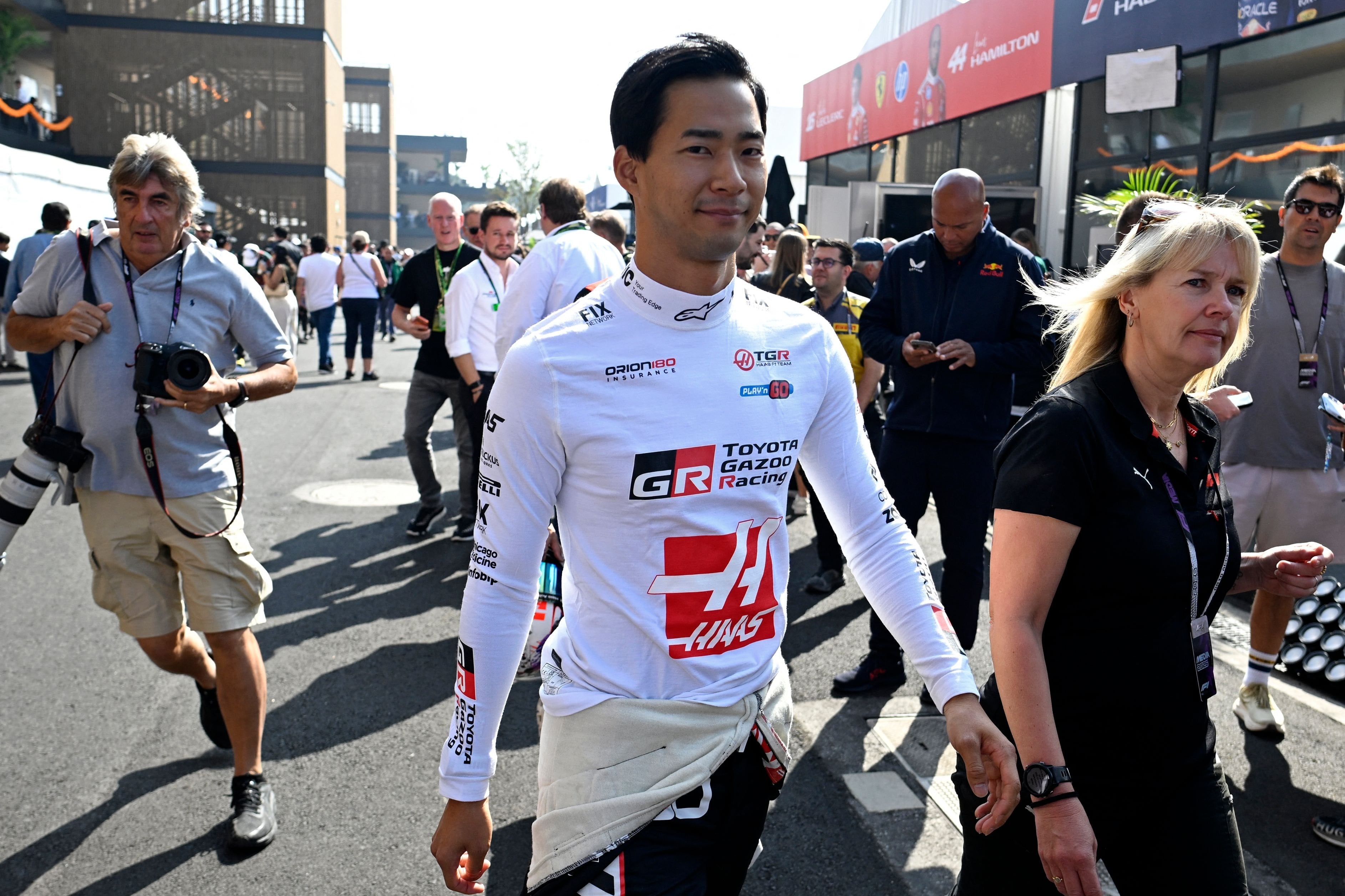 El japonés Ryo Hirakawa, sorpresivo reemplazante del francés Esteban Ocon en el equipo Haas.