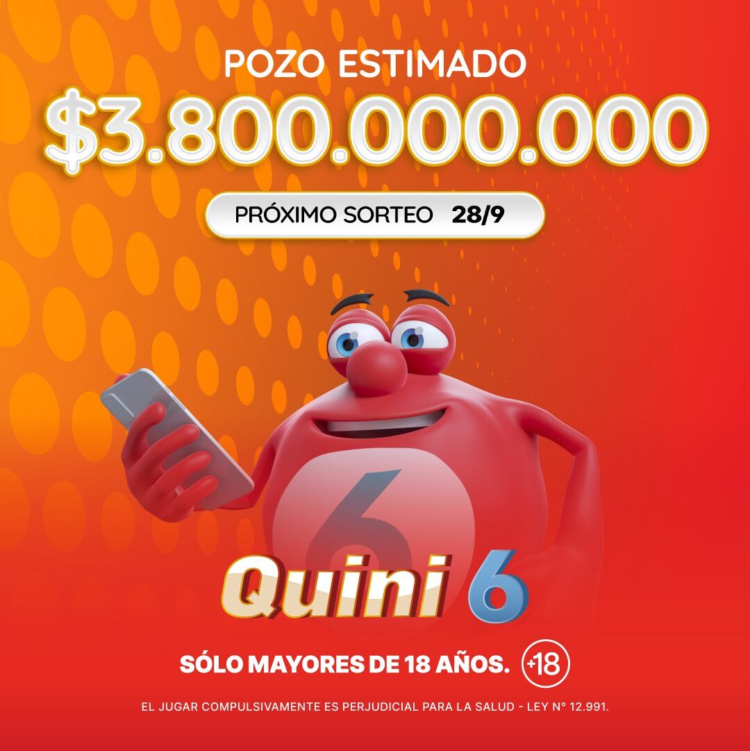 El pozo de este domingo para el Quini 6