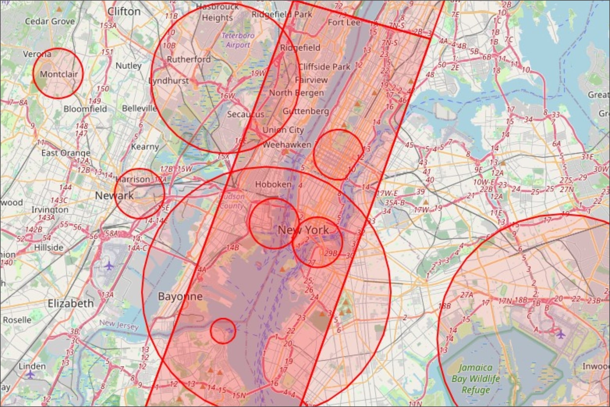 Las zonas de Nueva York en donde estará prohibido el uso de drones este fin de semana por orden del FBI