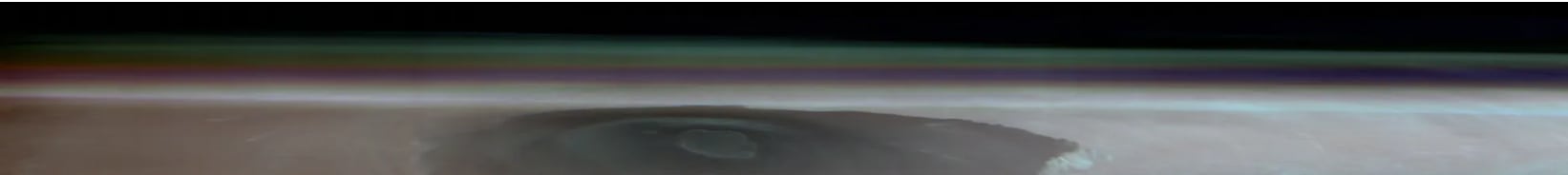 La sonda Mars Odyssey 2001 de la NASA capturó esta única imagen del Monte Olimpo, el volcán más alto del sistema solar, el 11 de marzo de 2024 (Foto: Gentileza NASA)