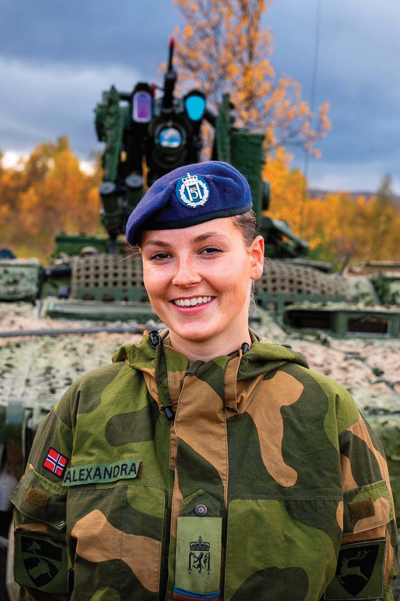 La princesa heredera de Noruega cumplió con 15 meses de servicio militar en el Batallón de Ingenieros de la Brigada Norte