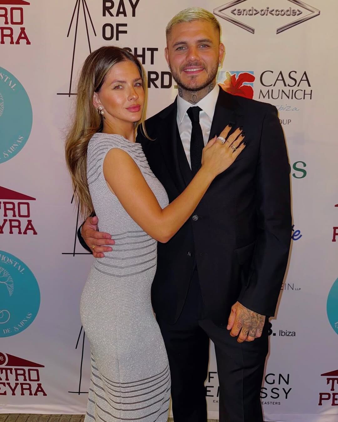 María Eugenia Suárez participó de la entrega de los premios Ray of Light Awards en Ibiza por su película