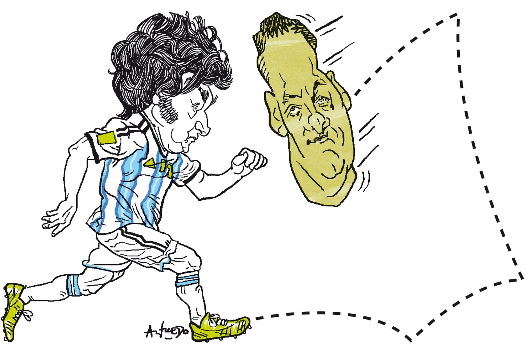 Javier Milei y Manuel Adorni