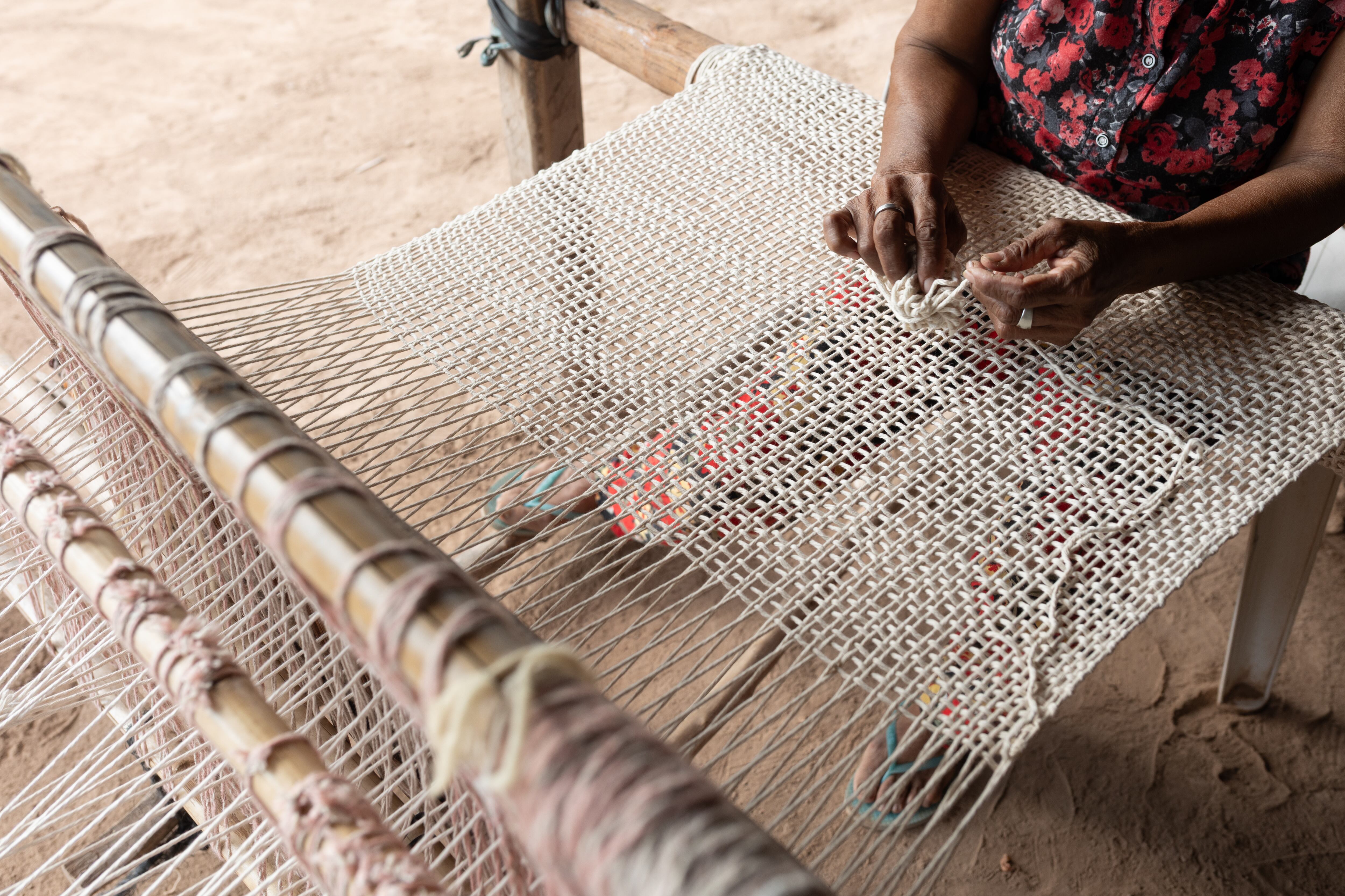 Ser metódico es fundamental en el telar