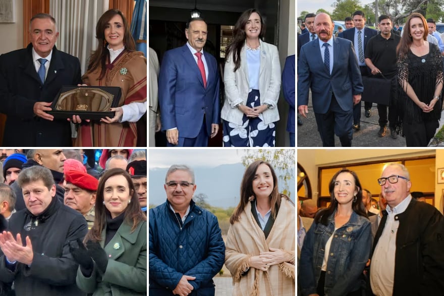 En un viaje a Salta, Victoria Villarruel sumó una nueva foto con un gobernador peronista