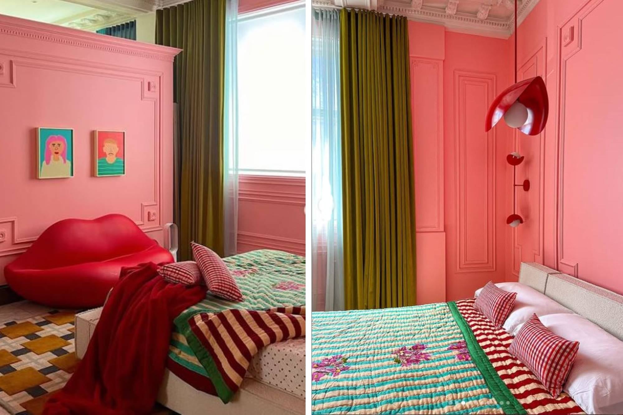 La artista le dio a cada ambiente de su casa su estilo personal, que describe como
