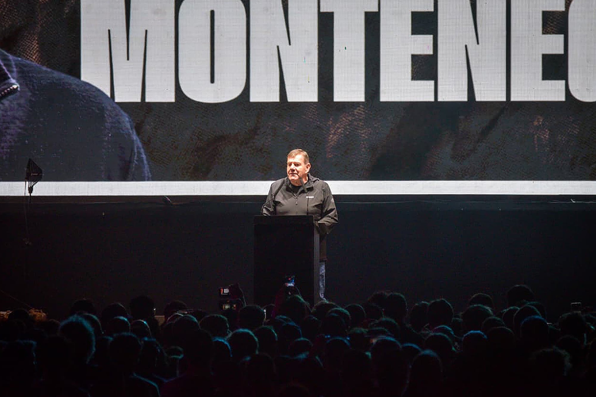Guillermo Montenegro en el festival La Derecha Fest en Mar del Plata
