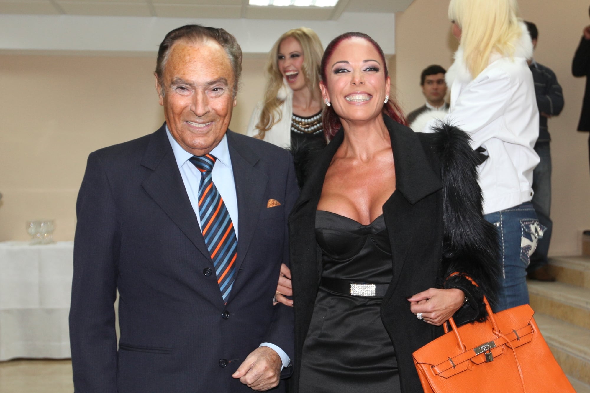 Juan Carlos Calabró junto a su hija mayor, Iliana