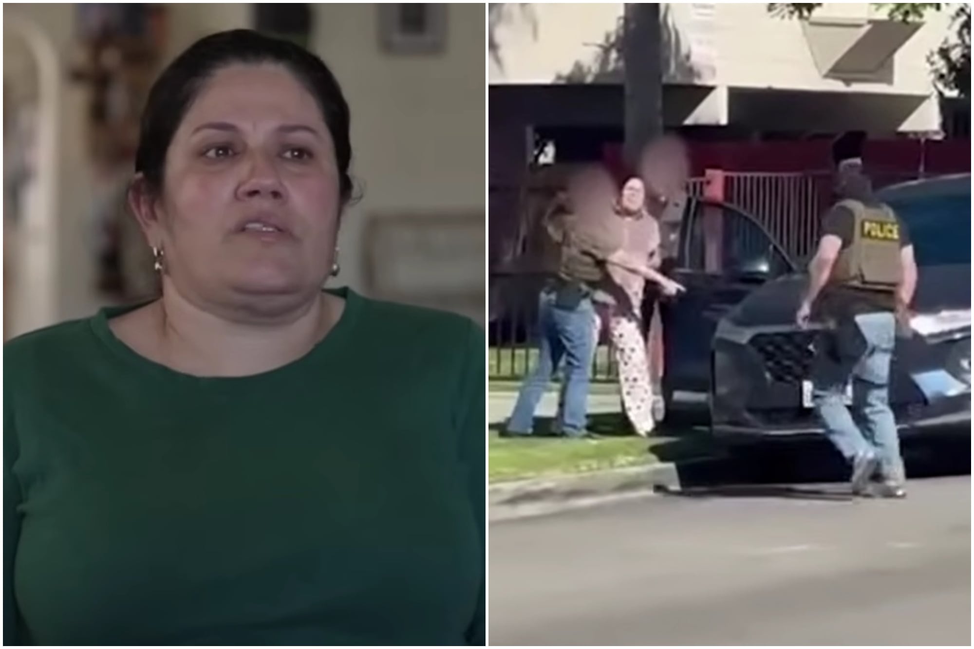 Tenía visa U aprobada y tres hijos ciudadanos, pero el ICE la detuvo igual frente a su casa de San Diego