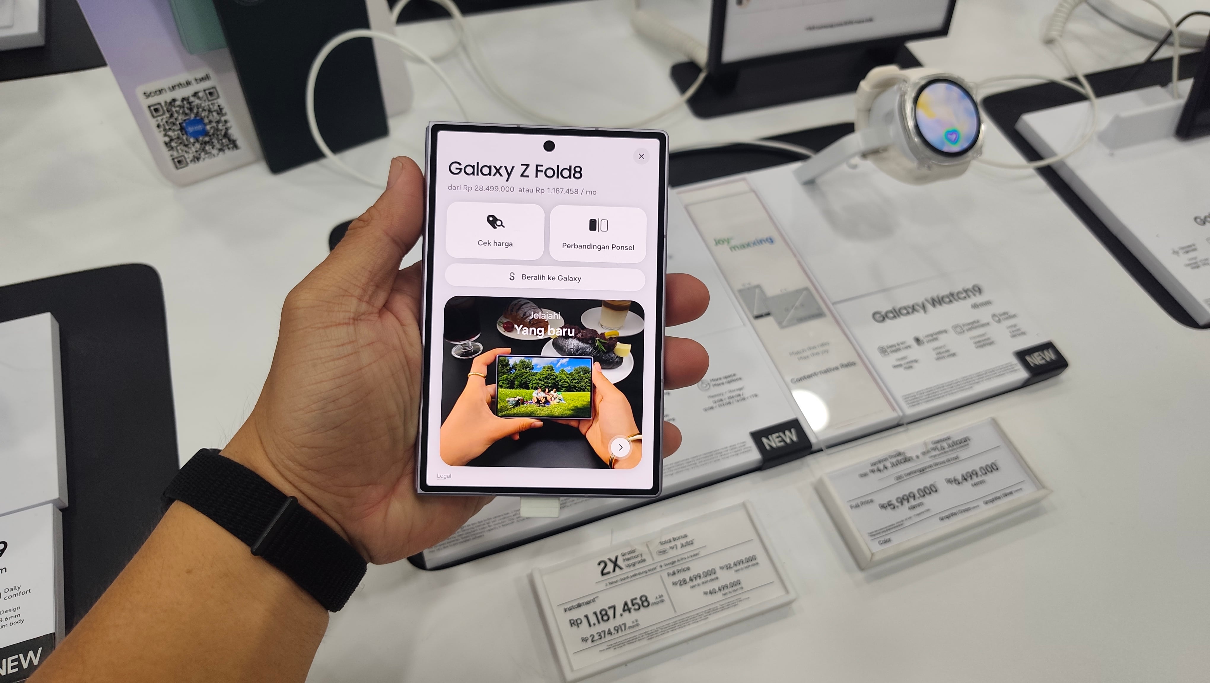 El Galaxy Z Fold8 tiene una pantalla frontal de 5,5