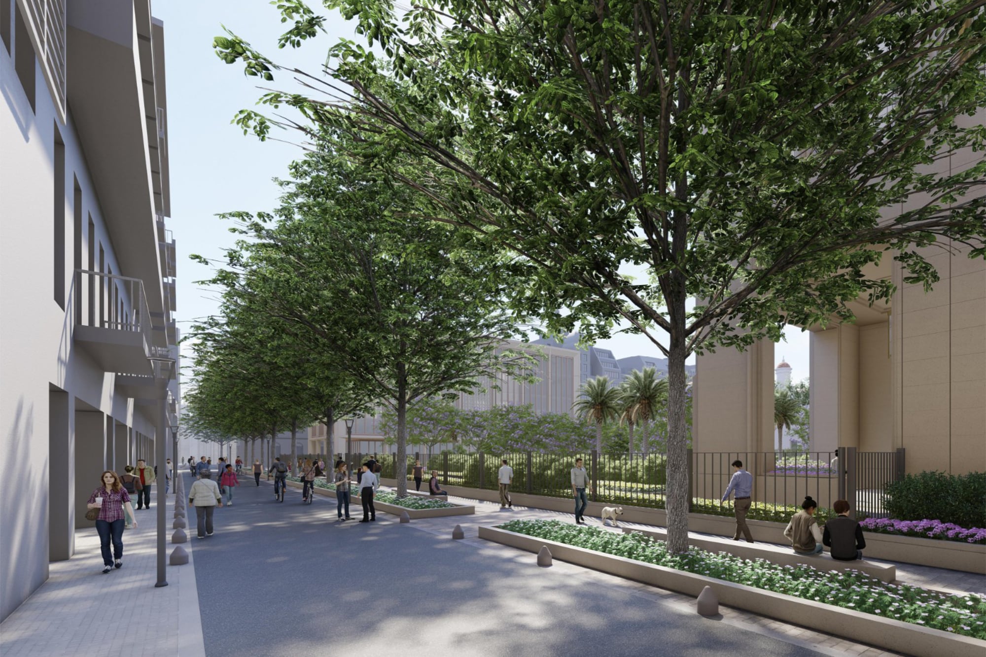 Render de la obra proyectada en el predio de la calle Reconquista, entre Córdoba y Viamonte