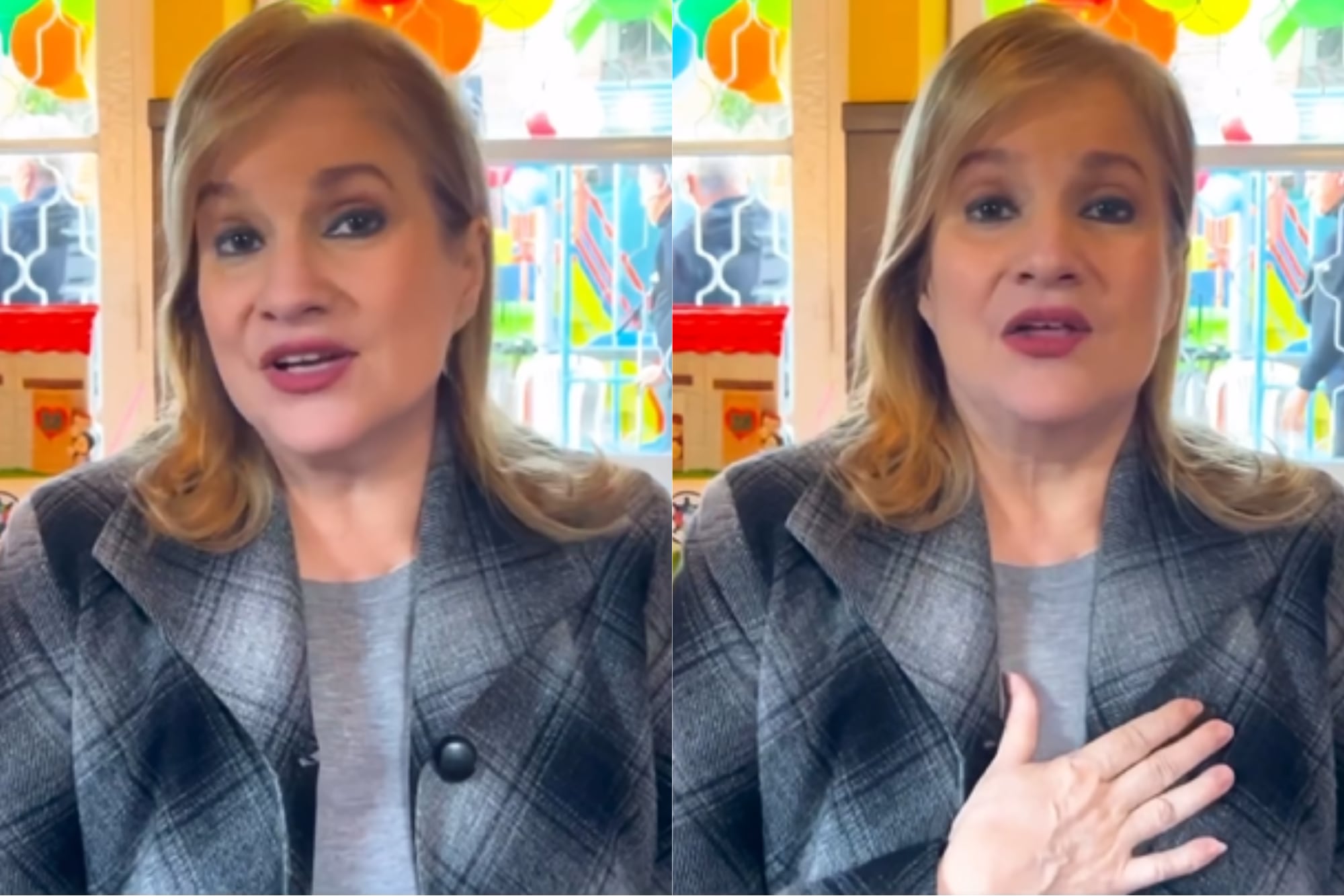 Lucía Galán tuvo su primera salida social tras su operación (Foto: Captura de video / Instagram @luciaggalan)