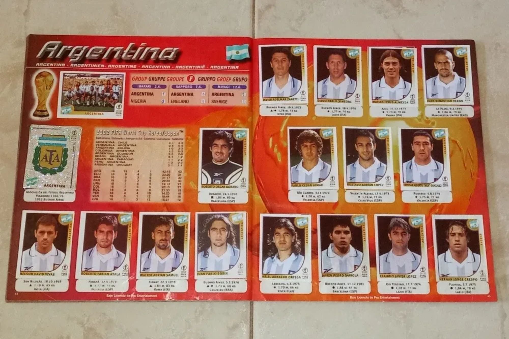 El Mundial 2002 fue uno de los que más ilusionó a la gente, ya que el equipo salía de memoria