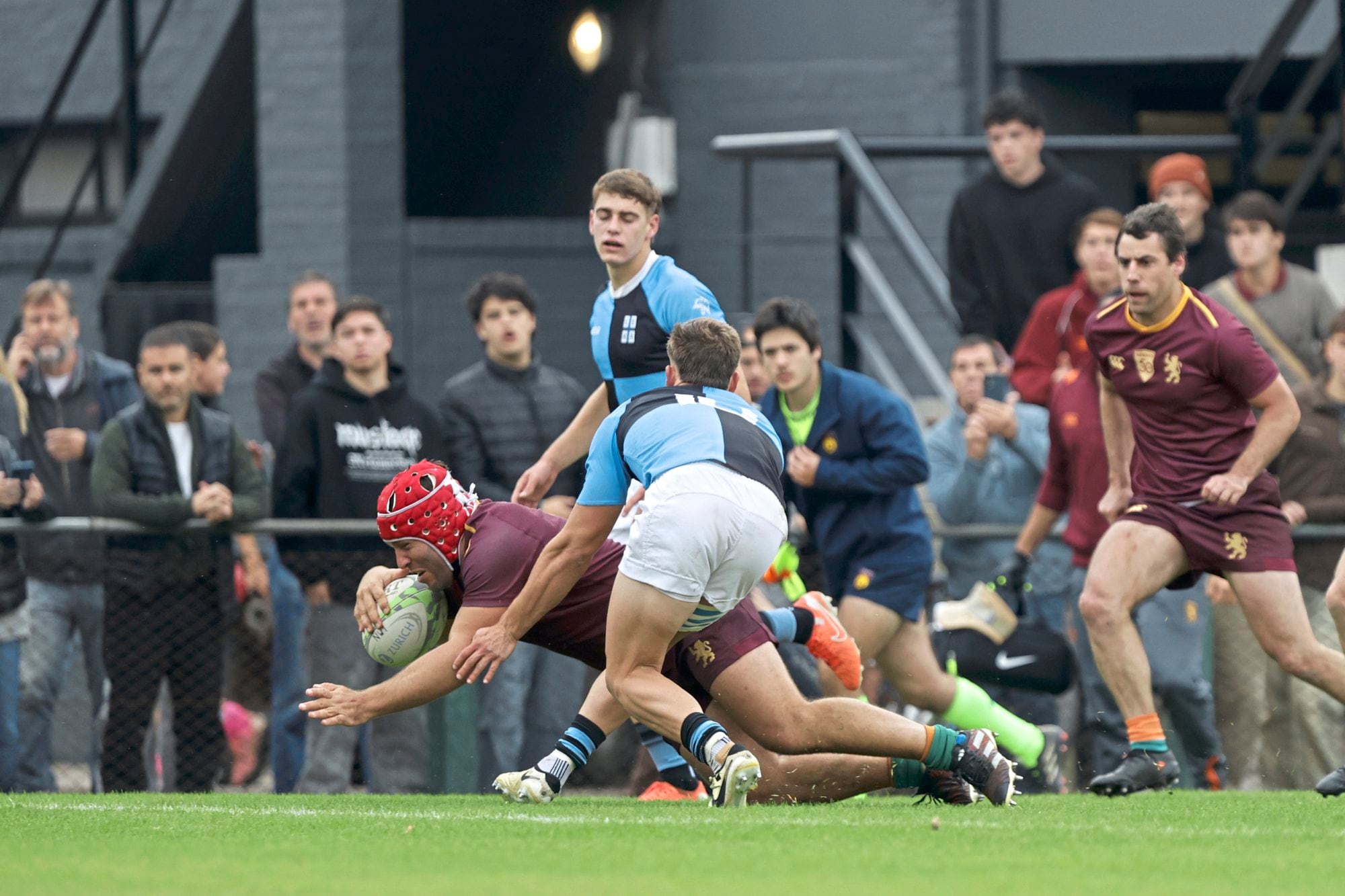 Marcelo Brandi, que volvió a la titularidad a raíz de una lesión ajena, consigue su try y pone arriba a Newman; el hooker de 35 años resultó figura en el éxito sobre CUBA en Benavídez.